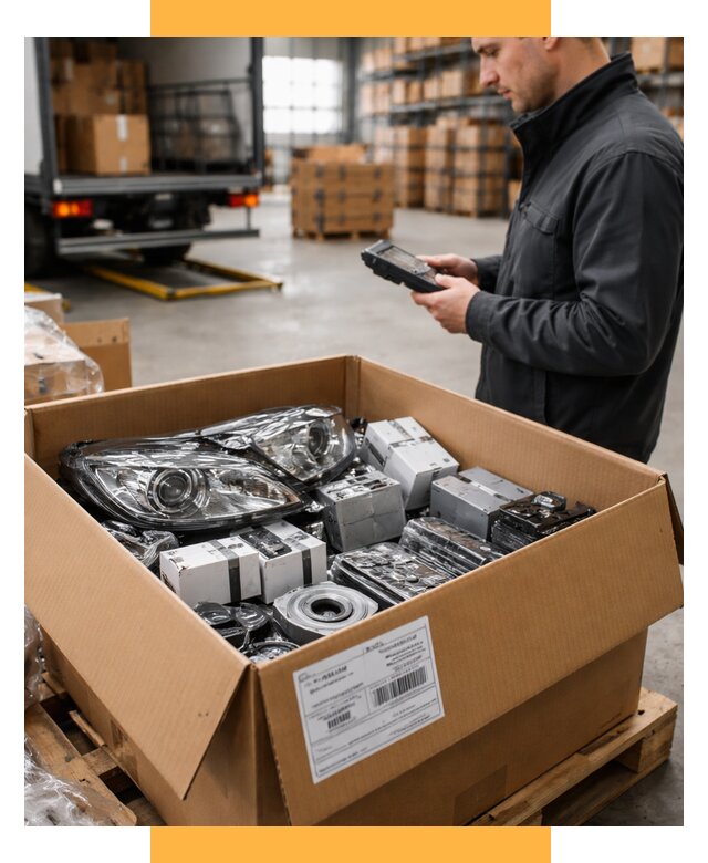 Доставка автозапчастей из Европы под ключ от 12843 р. | СетСервис-Нгр