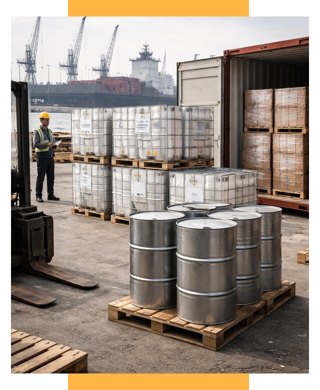 Доставка химического сырья из Индии от 256850 р. | СетСервис-Нгр