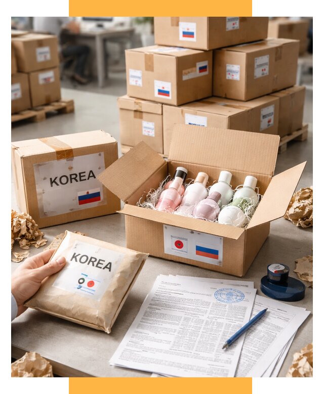 Доставка косметики из Кореи от 8733 р. под ключ | СетСервис-Нгр