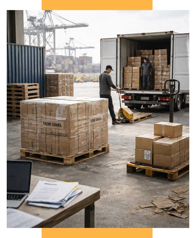 Доставка грузов из Израиля от 15411 р., логистика от СетСервис-Нгр