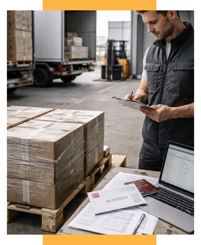 Доставка в Австрию от 66781 р. Логистика и экспорт СетСервис-Нгр