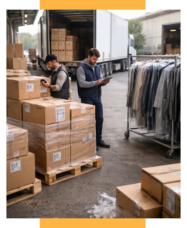 Перевозка и доставка одежды из Китая от 7706 р., СетСервис-Нгр