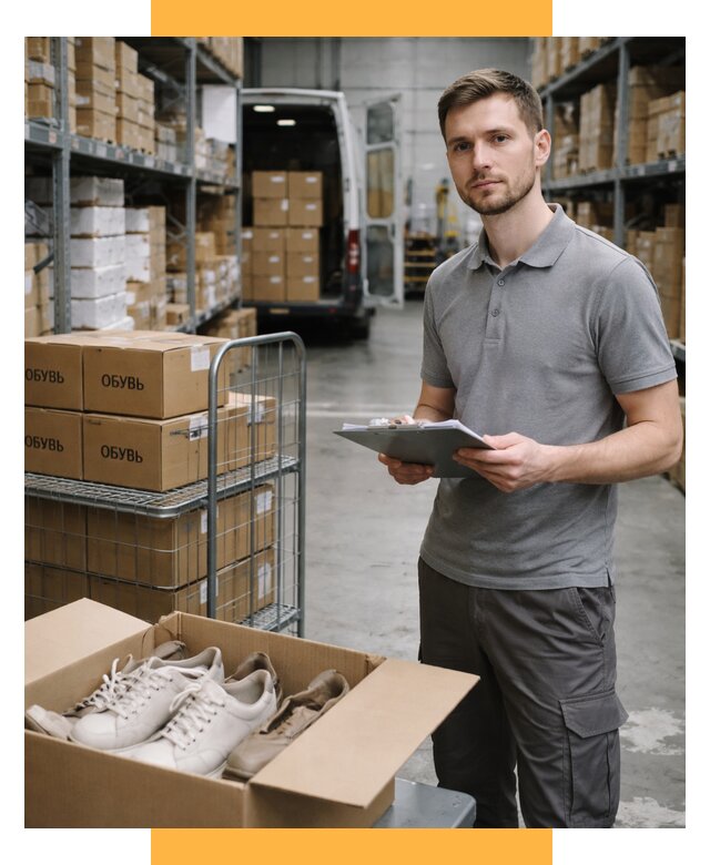 Доставка обуви из Китая и Турции от 4623 р. СетСервис-Нгр