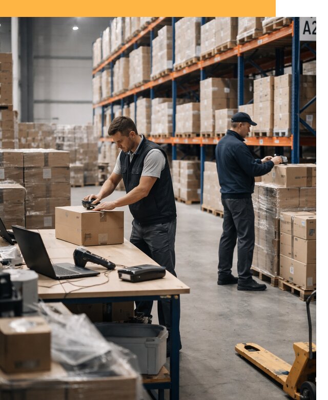 Склад консолидации в Европе: хранение, сортировка от 6678